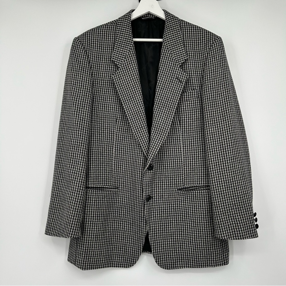 Hyde Park Moores Herringbone Wool Blazer 42R